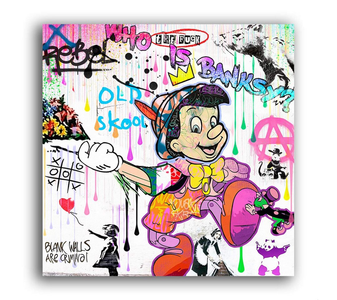 Next Level Canvas Wandbild Pinocchio von Next Level Canvas