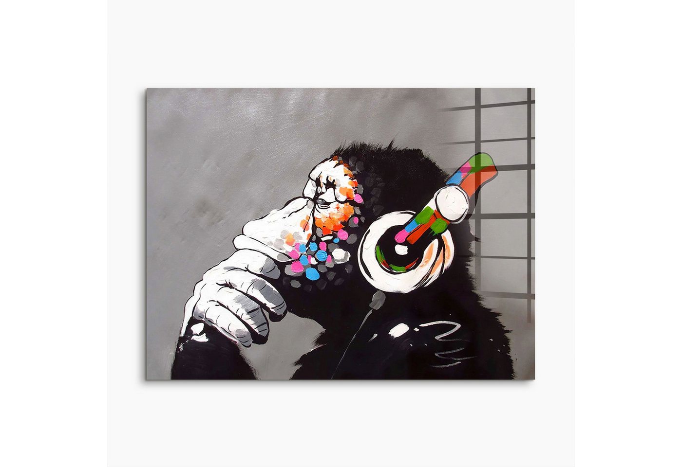 Next Level Canvas Wandbild Streetart Affe Next Level Canvas Wandbild Streetart Affe von Next Level Canvas