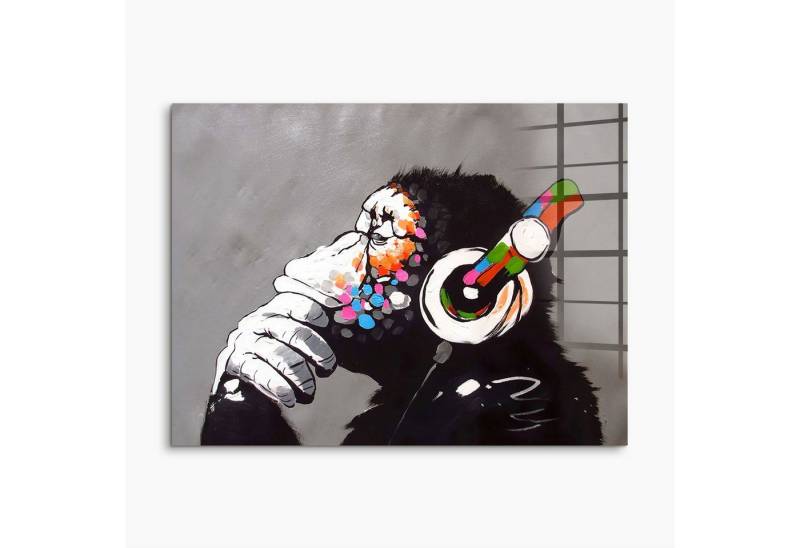 Next Level Canvas Wandbild Streetart Affe von Next Level Canvas