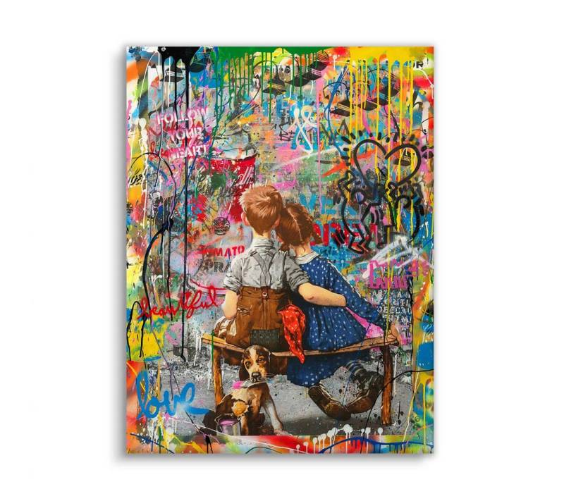 Next Level Canvas Wandbild Streetart Love von Next Level Canvas