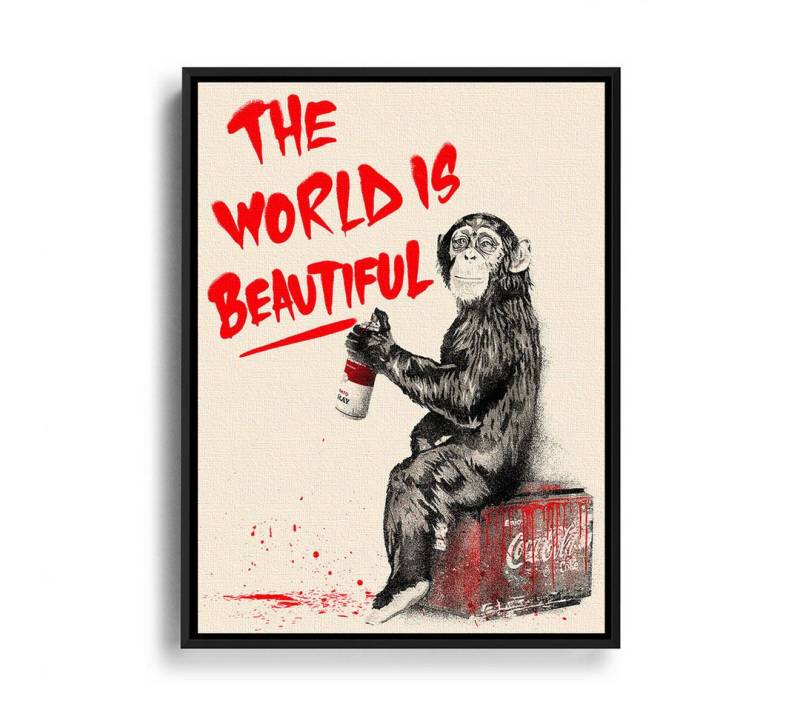 Next Level Canvas Wandbild The World is Beautiful Next Level Canvas Wandbild The World is Beautiful von Next Level Canvas