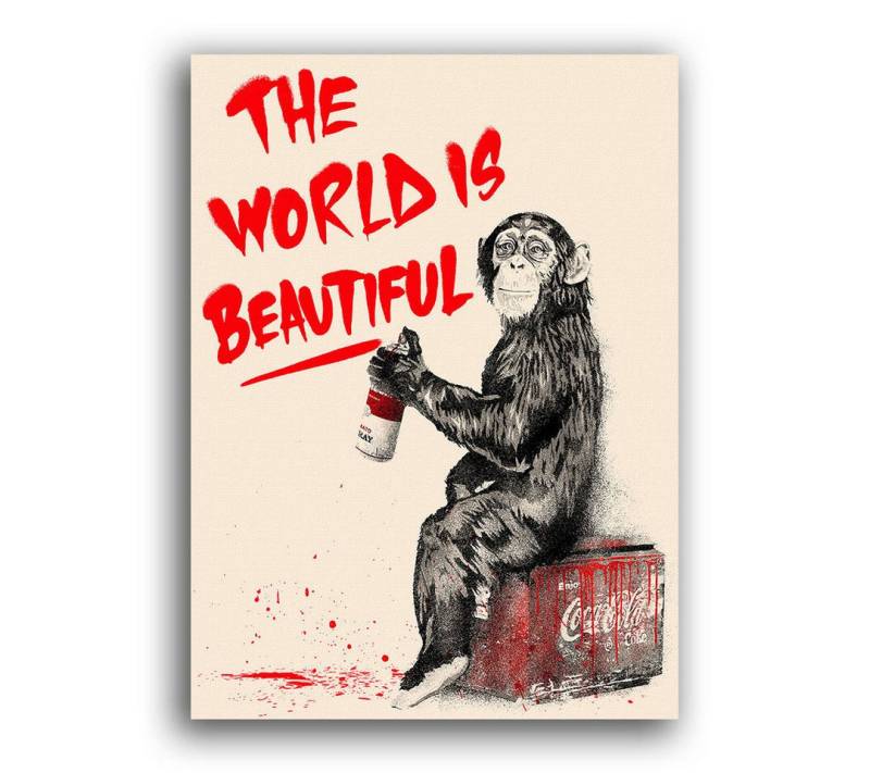 Next Level Canvas Wandbild The World is Beautiful Next Level Canvas Wandbild The World is Beautiful von Next Level Canvas