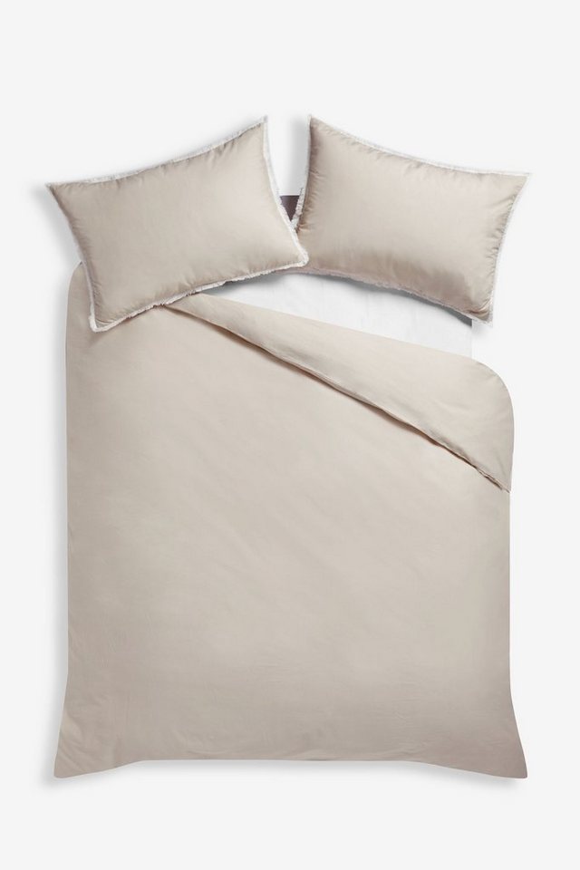 Bett-Set, Bettgarnitur aus 100 % Baumwolle mit Fransensaum, Next, Bezug: Baumwolle von Next