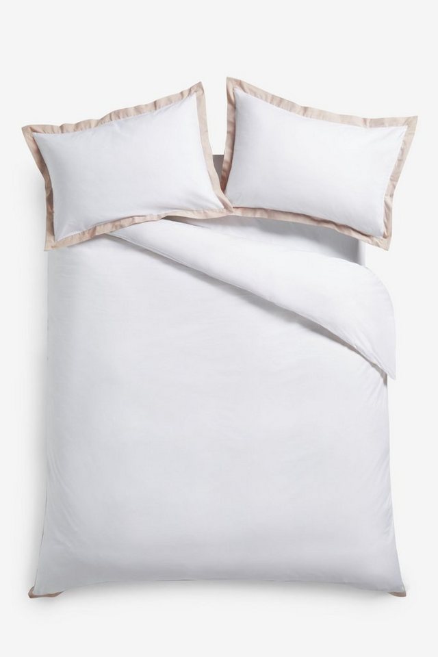 Bett-Set, Set mit Bettbezug und Kissenbezug mit hohem, Next, Bezug: Baumwolle, Polyester (recycelt) von Next