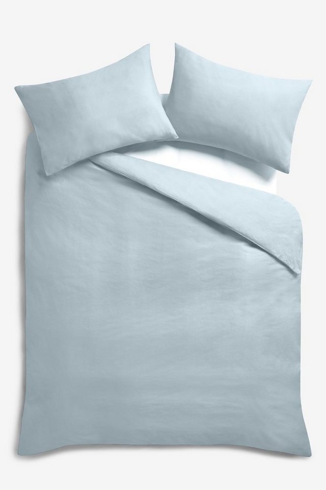 Bett-Set, Set mit Bettbezug und Kissenbezug mit hohem, Next, Bezug: Baumwolle, Polyester (recycelt) von Next