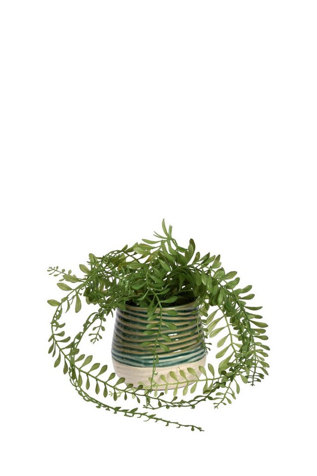 Kunstblume Künstliche Ranke in reaktivem Keramiktopf, Next Kunstblume Künstliche Ranke in reaktivem Keramiktopf, Next von Next