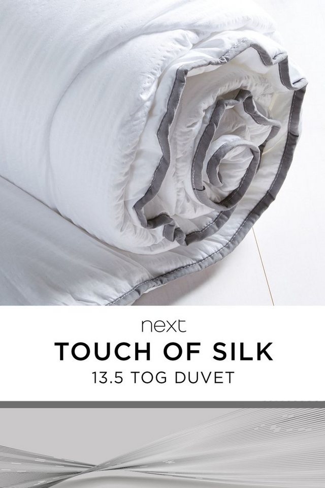 Kunstfaserbettdecke, Touch Of Silk Bettdecke, Next, Füllung: Bezug: 100 % Polyester, Füllung: 95 % Polyester, 5 % Seide. von Next