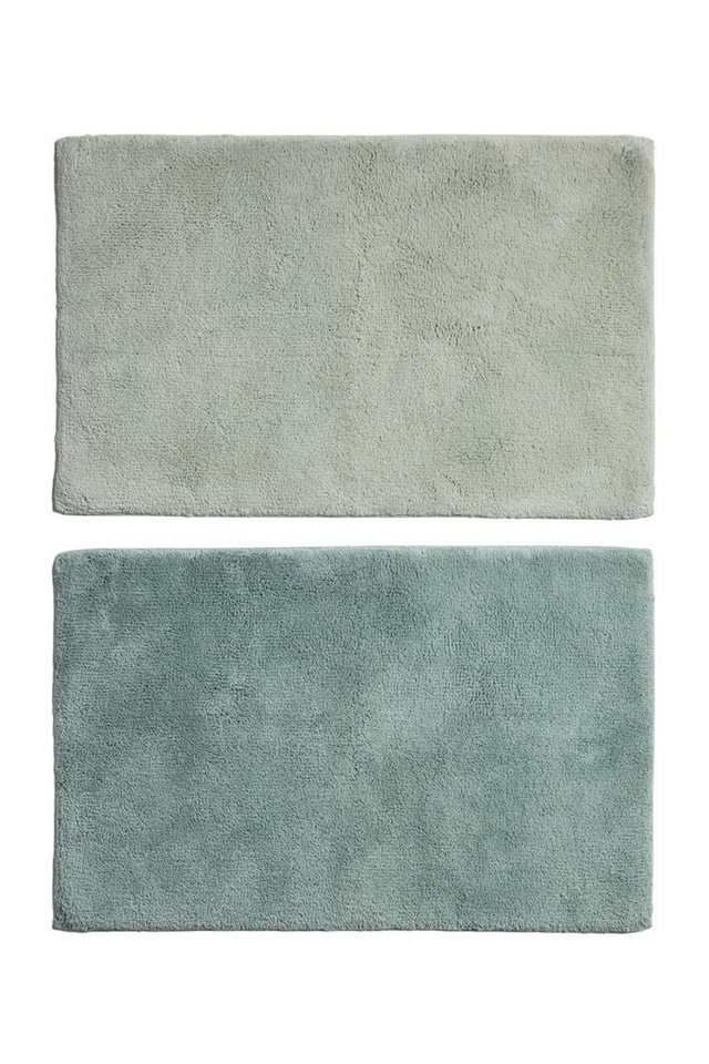 Next Badematte Badematten im 2er-Set aus 100% Baumwolle, Höhe 80 mm, Baumwolle von Next