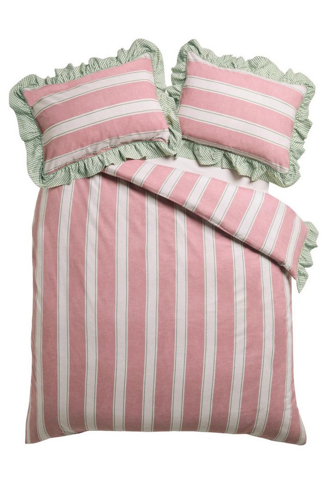 Next Bett-Set Angeraute Bettgarnitur mit Rüschen im Set, Bezug: Baumwolle Next Bett-Set Angeraute Bettgarnitur mit Rüschen im Set, Bezug: Baumwolle von Next