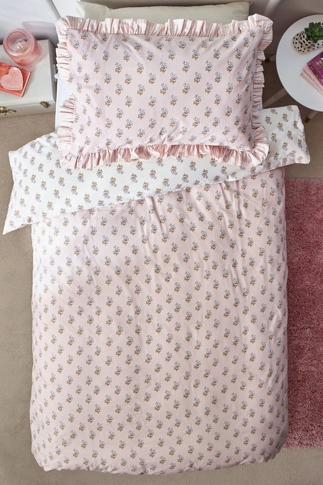 Next Bett-Set Bedruckte Bettgarnitur aus Polyester/Baumwollmix, Bezug: Polyester (recycelt), Baumwolle von Next