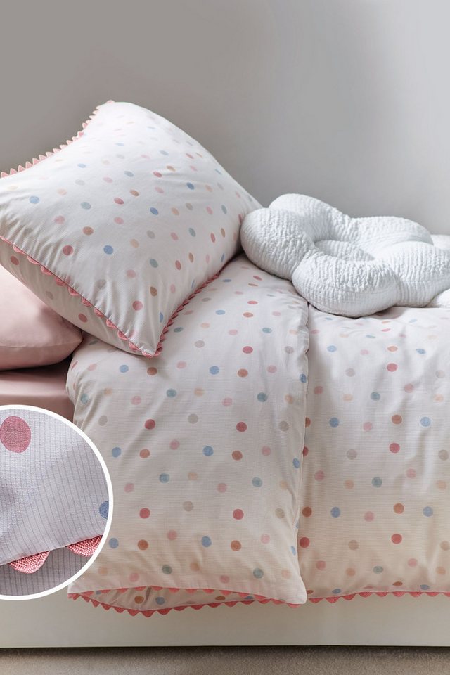 Next Bett-Set Bedruckte Bettgarnitur aus Polyester-Baumwollmix, Bezug: Polyester (recycelt), Baumwolle von Next
