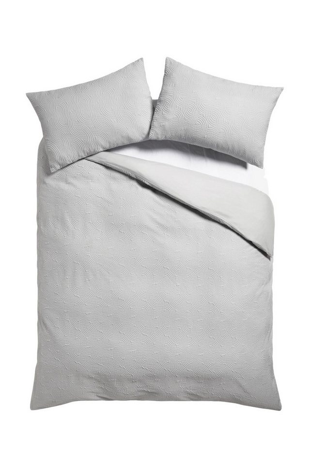 Next Bett-Set Bettgarnitur mit geometrischem Reliefmuster, Bezug: Polyester (recycelt), Polyester von Next