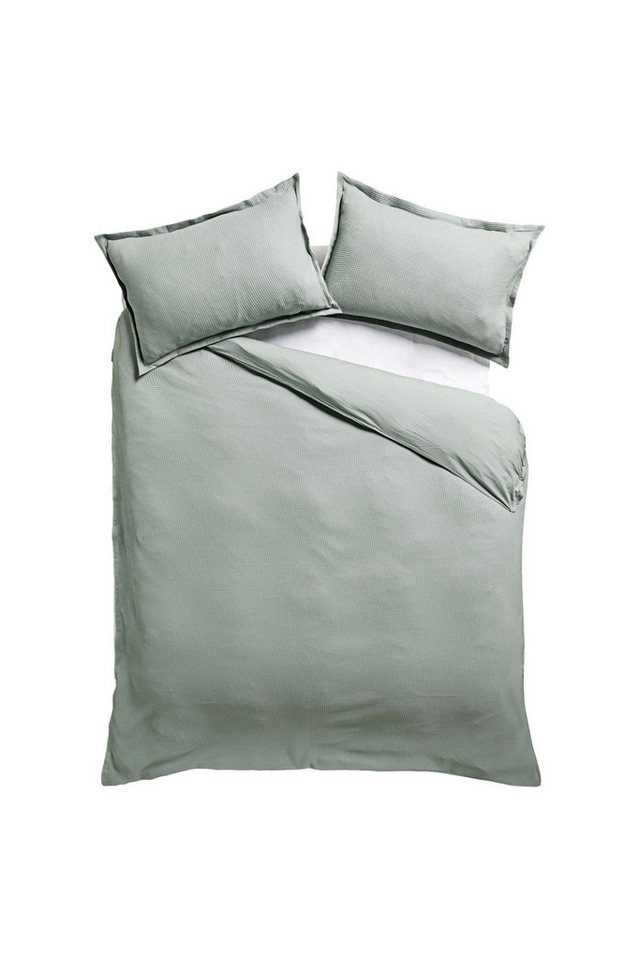 Next Bett-Set Bettwäsche mit Waffelstruktur, Bezug: Baumwolle, Polyester (recycelt) von Next