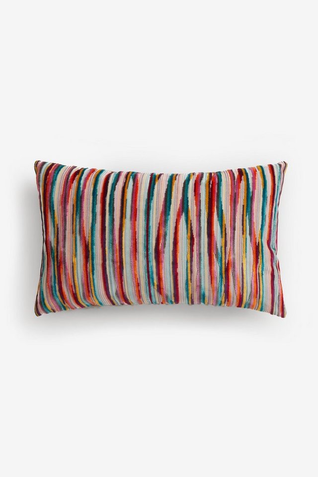Next Dekokissen Rechteckiges Samtkissen mit Streifen Next Dekokissen Rechteckiges Samtkissen mit Streifen von Next