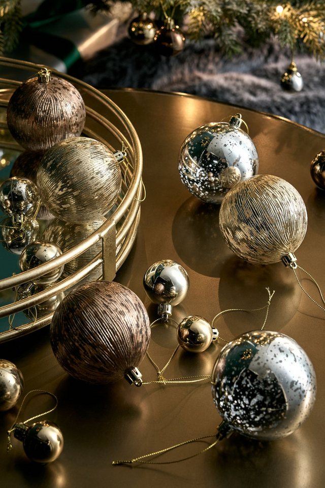 Next Dekokugel 50er-Pack Bruchsichere Weihnachtskugeln Next Dekokugel 50er-Pack Bruchsichere Weihnachtskugeln von Next