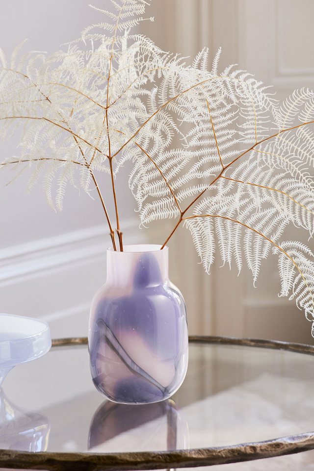 Next Dekovase Glasvase mit Wirbelmuster von Next