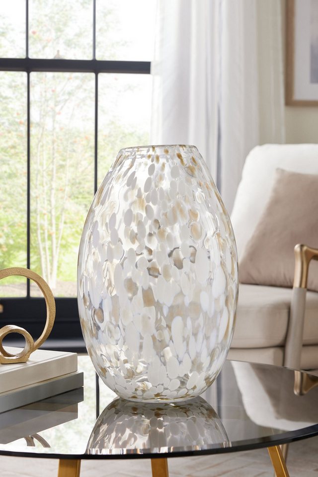 Next Dekovase Große Glasvase mit Konfetti-Muster von Next