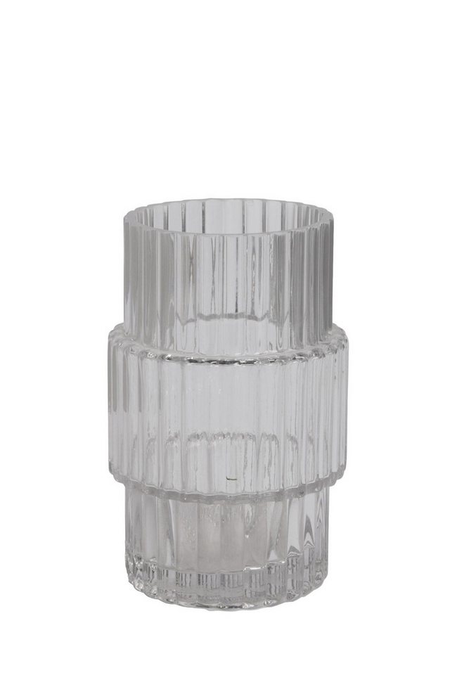 Next Dekovase Kleine, gerippte Glasvase von Next