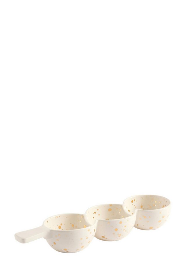 Next Dipschale Dip-Schale mit Henkel und Farbspritzermuster, Steingut, (1-tlg) von Next