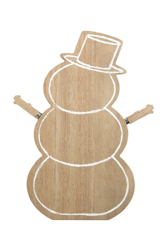 Next Käsebrett Käsebrett, weihnachtlicher Schneemann, Holz, (1-St) von Next