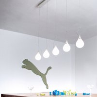 next Liquid Light Drop 2XS LED Pendelleuchte 5-flg., long, weiß von Next