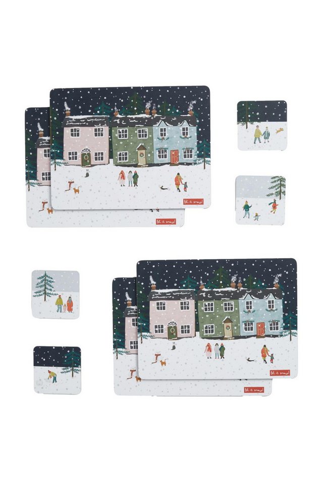 Next Platzset 4er-Set Platzsets und Untersetzer, Weihnachtsmotiv, (1-St) von Next