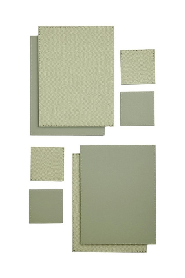 Next Platzset Wende-Platzsets + Untersetzer, Kunstleder, 4er-Set, (1-St) von Next