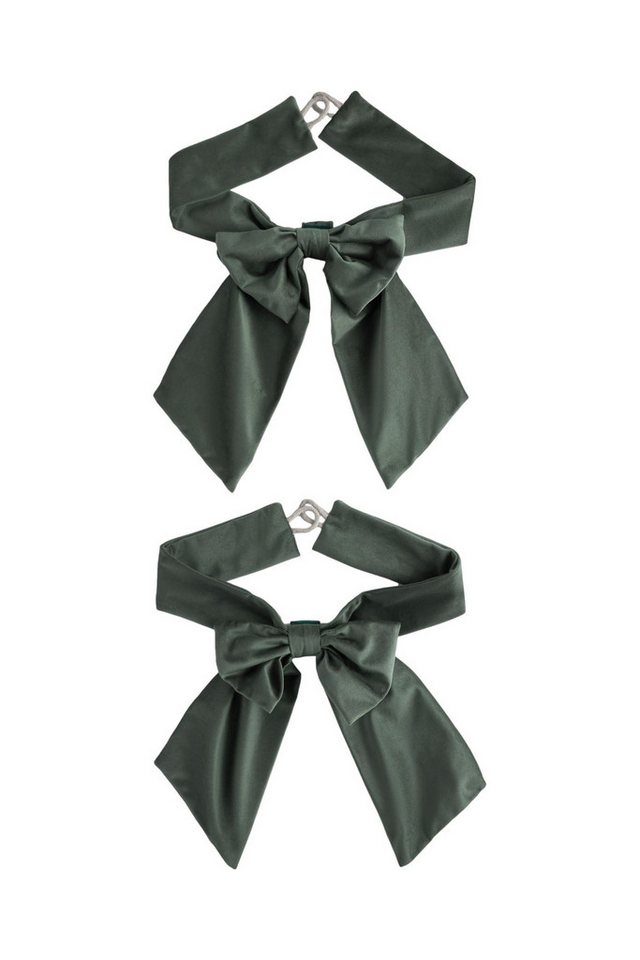 Next Raffhalter 2er-Set Raffhalter aus mattem Samt mit Schleife Next Raffhalter 2er-Set Raffhalter aus mattem Samt mit Schleife von Next