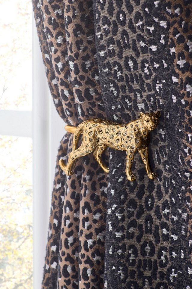 Next Raffhalter Raffhalter mit Leopardendekor, 2er-Pack Next Raffhalter Raffhalter mit Leopardendekor, 2er-Pack von Next