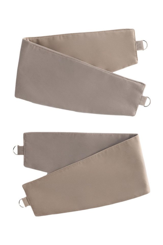 Next Raffhalter Set mit 2 Raffhaltern aus Mattsamt von Next