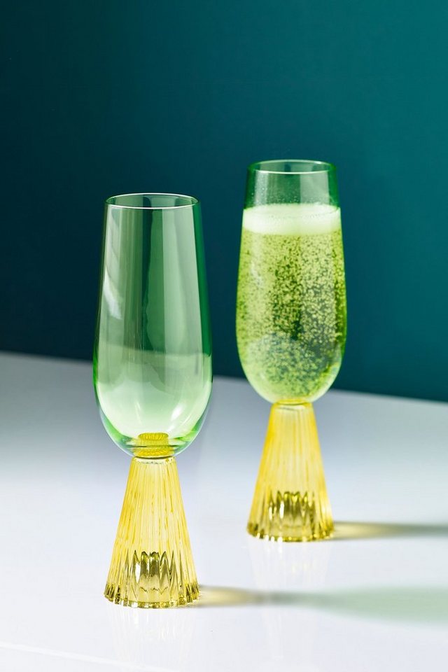 Next Sektglas Champagnerflöten im 2er-Set Aubrie Bright, Glas von Next