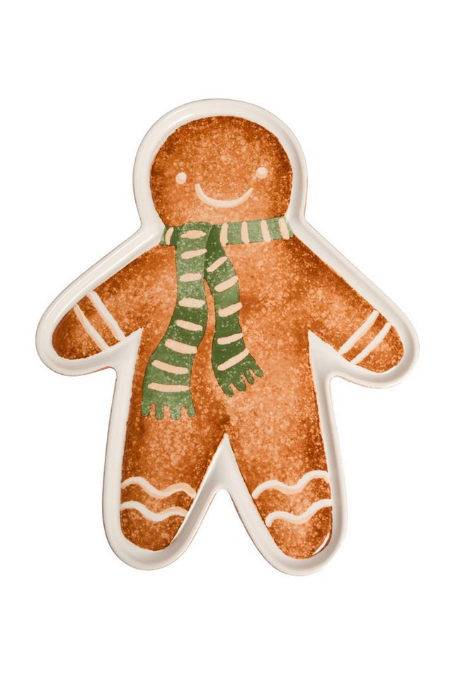 Next Servierbrett Servierbrett Lebkuchen, Steingut, (1-St) von Next