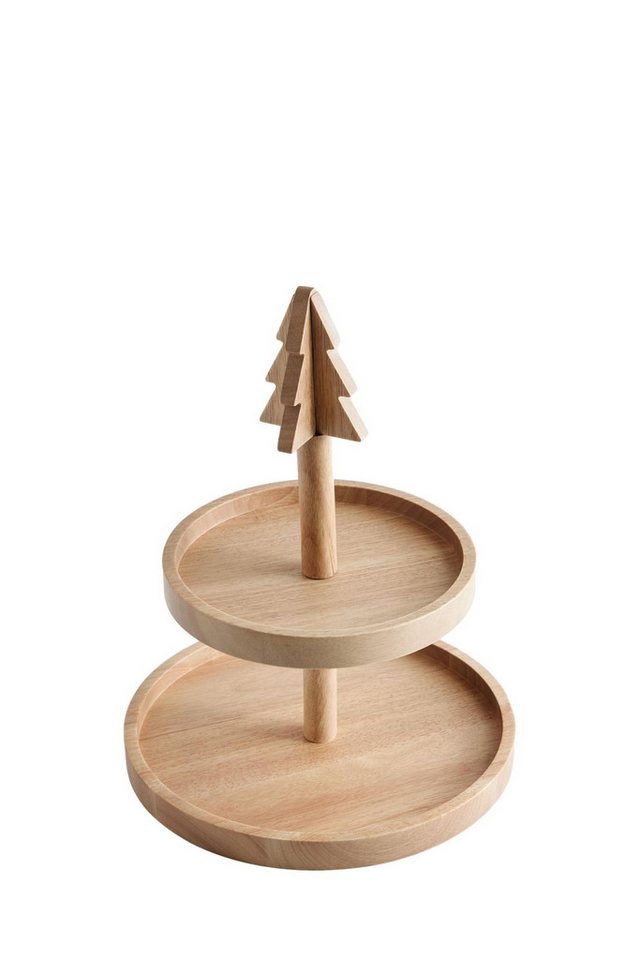 Next Servierständer Zweistufiger Servierstand, Weihnachtsbaum, Holz, (1-tlg) von Next