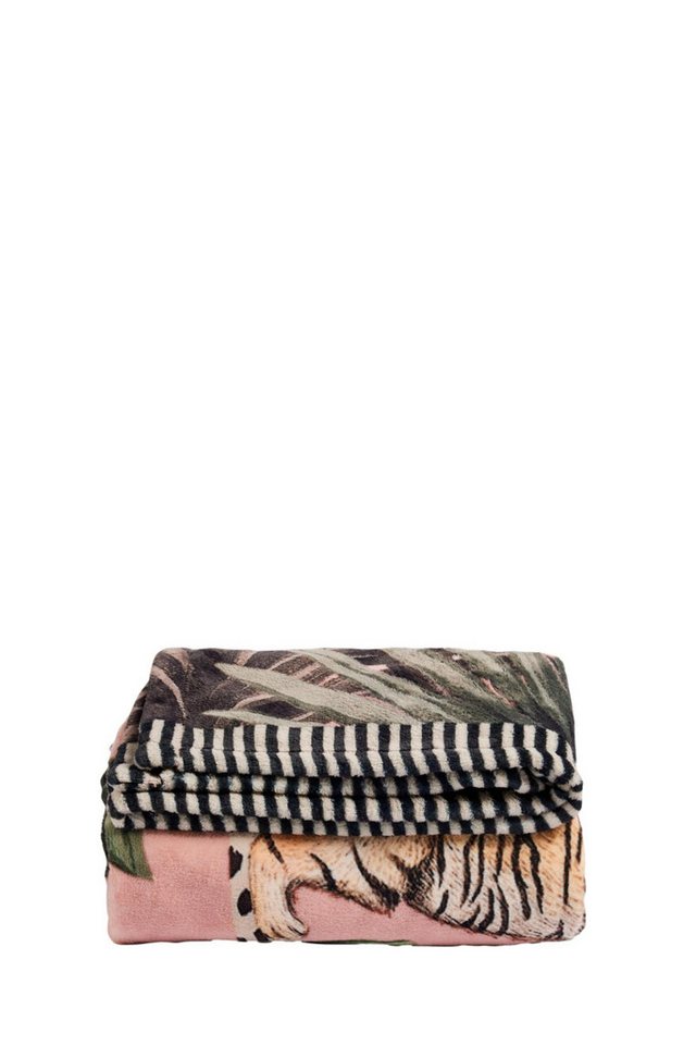 Next Tagesdecke Kuscheldecke aus Fleece mit Tigermuster Next Tagesdecke Kuscheldecke aus Fleece mit Tigermuster von Next