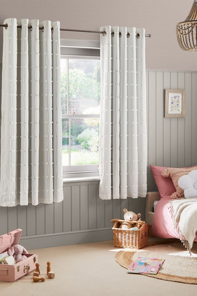 Next Verdunkelungsvorhang Verdunkelungs-Ösenvorhänge mit Bommeln (2 St) von Next