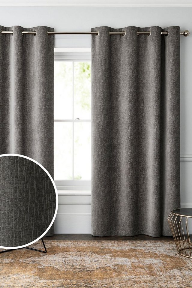 Next Vorhang Next schwere, gefütterte Ösenvorhänge aus Chenille, (2 St) von Next