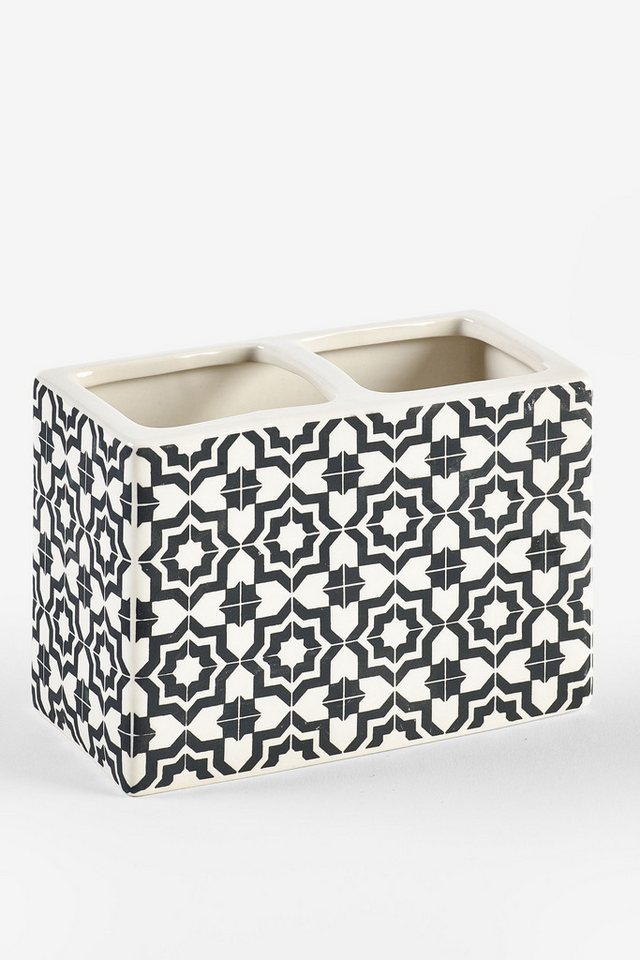 Next Zahnputzbecher Zahnbürstenbehälter im Geomuster Next Zahnputzbecher Zahnbürstenbehälter im Geomuster von Next