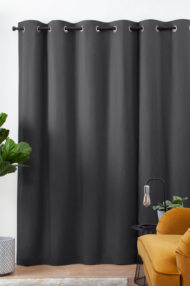 Next Vorhang Gefütterte Ösenvorhänge aus Baumwolle (2 St) von Next