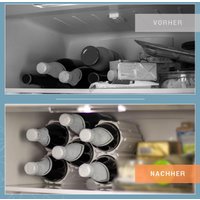 Fridgebee Flaschenkühlsystem - Flaschenhalter Kühlschrank, Flaschenregal, Organizer Für Flaschen Und Dosen, 0, 33-0, 5 L, Stapelbar & Modular Fridgebee Flaschenkühlsystem - Flaschenhalter Kühlschrank, Flaschenregal, Organizer Für Flaschen Und Dosen, 0, 33-0, 5 L, Stapelbar & Modular von NextPieceDE