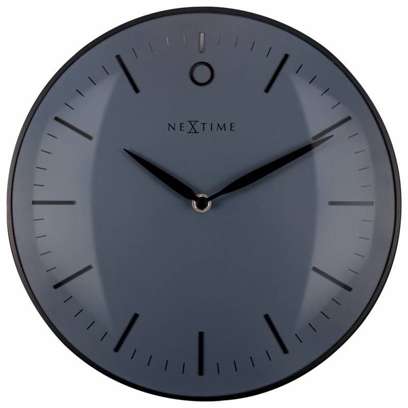 Nextime Funk-Wanduhr Small Glamour Ø 30 cm anthrazit von Nextime