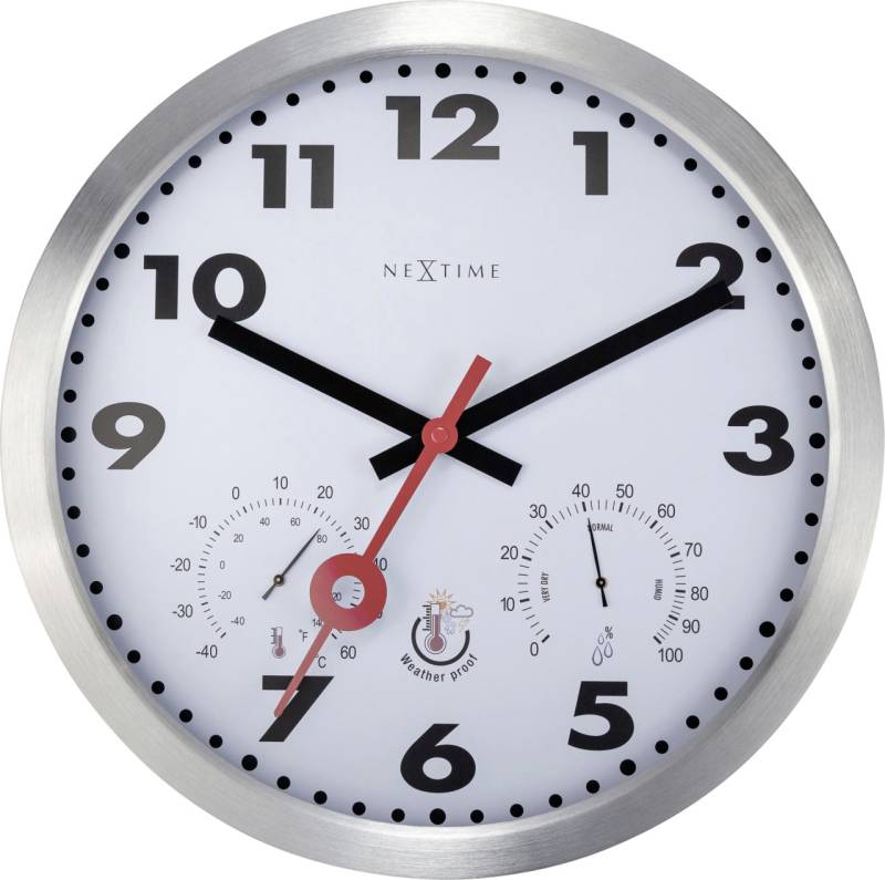 Nextime Außenwanduhr Clematis 4307AR Ø 35 cm von Nextime
