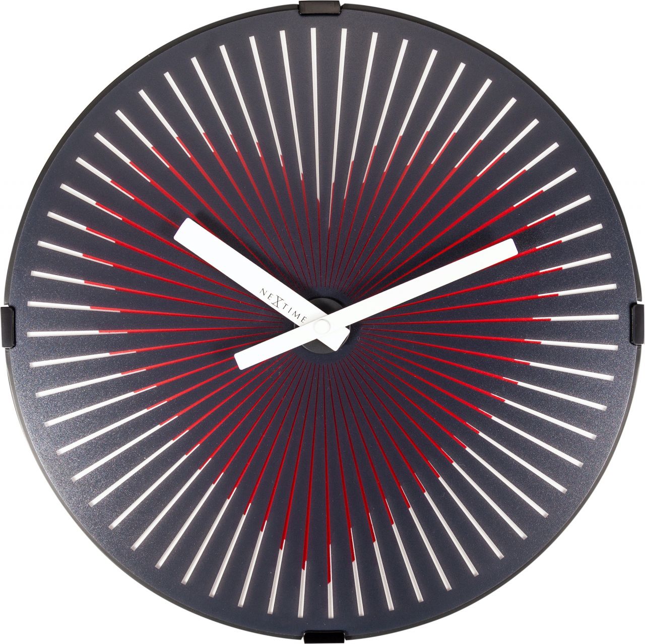 Nextime Wanduhr Motion Heart Red Ø 30,7 cm von Nextime