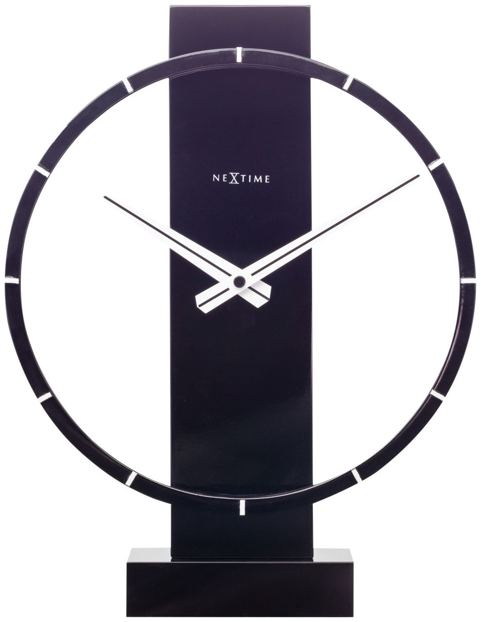 Nextime Tisch- Wanduhr Carl Small 34 x 27 cm schwarz von Nextime