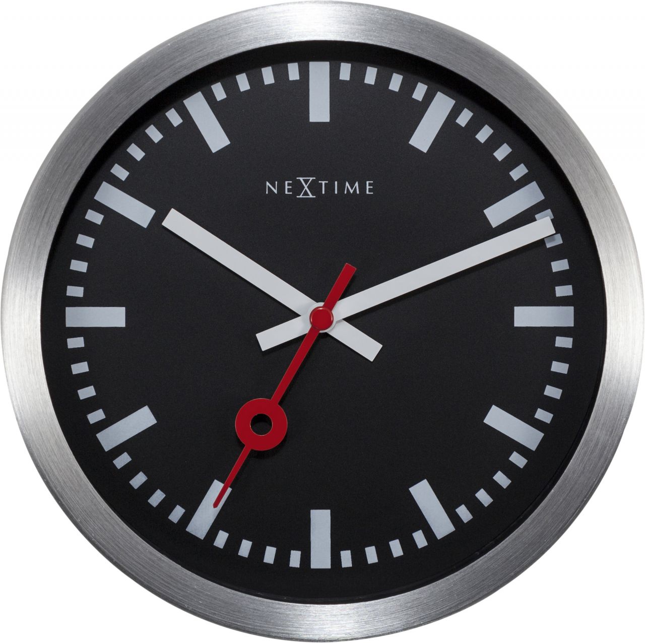 Nextime Tisch- Wanduhr Station Ø 19 cm schwarz von Nextime