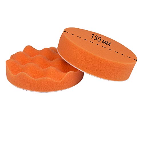 Nextool MPS-23150H Polierschwämme, 2 x Hard Buffing Polishing Pads - 150 mm von NEXTOOL