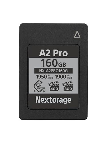 Nextorage CFexpress Typ A Karte 160GB, VPG 800 VPG 400 japanische speicherkarte datenspeicher CF Express Type A Card, Kamera Zubehör für Sony/Fujifilm, A2PRO NX-A2PRO160G Nextorage CFexpress Typ A Karte 160GB, VPG 800 VPG 400 japanische speicherkarte datenspeicher CF Express Type A Card, Kamera Zubehör für Sony/Fujifilm, A2PRO NX-A2PRO160G von Nextorage