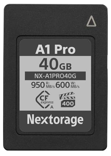 Nextorage Japanischer Hersteller CFexpress Typ A 40GB VPG400 Lesen Max. 950MB/s Schreiben Max. 600MB/s pSLC Sony Alpha Serie Kompatibilität 4K/8K-Aufnahme RAW-Aufnahme NX-A1PRO40G Speicherkarte Nextorage Japanischer Hersteller CFexpress Typ A 40GB VPG400 Lesen Max. 950MB/s Schreiben Max. 600MB/s pSLC Sony Alpha Serie Kompatibilität 4K/8K-Aufnahme RAW-Aufnahme NX-A1PRO40G Speicherkarte von Nextorage