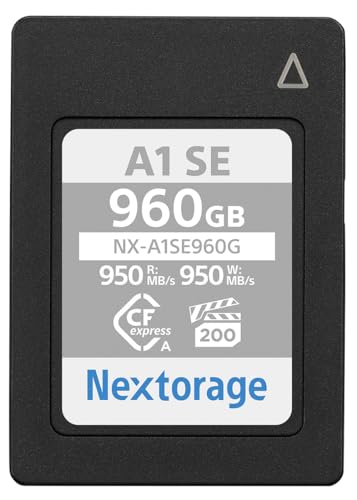Nextorage CFexpress Typ A Karte 960GB, VPG200 japanische speicherkarte datenspeicher CF Express Type A Card, Kamera Zubehör für Sony/Fujifilm, A1SE NX-A1SE960G Nextorage CFexpress Typ A Karte 960GB, VPG200 japanische speicherkarte datenspeicher CF Express Type A Card, Kamera Zubehör für Sony/Fujifilm, A1SE NX-A1SE960G von Nextorage