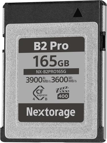 Nextorage Japanischer Hersteller CFexpress 4.0 Typ B 165GB VPG400 Max. Lesegeschwindigkeit 3900 MB/s Max. Schreibgeschwindigkeit 3600 MB/s pSLC 4K/8K Videoaufnahme NX-B2PRO165GB Speicherkarte Nextorage Japanischer Hersteller CFexpress 4.0 Typ B 165GB VPG400 Max. Lesegeschwindigkeit 3900 MB/s Max. Schreibgeschwindigkeit 3600 MB/s pSLC 4K/8K Videoaufnahme NX-B2PRO165GB Speicherkarte von Nextorage