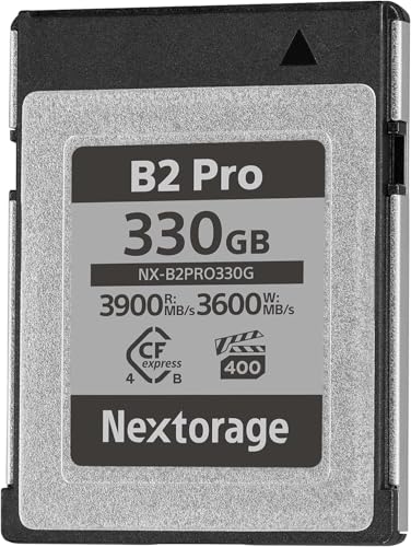 Nextorage Japanischer Hersteller CFexpress 4.0 Typ B 330GB VPG400 Max. Lesegeschwindigkeit 3900 MB/s Max. Schreibgeschwindigkeit 3600 MB/s pSLC 4K/8K Videoaufnahme NX-B2PRO330GB Speicherkarte Nextorage Japanischer Hersteller CFexpress 4.0 Typ B 330GB VPG400 Max. Lesegeschwindigkeit 3900 MB/s Max. Schreibgeschwindigkeit 3600 MB/s pSLC 4K/8K Videoaufnahme NX-B2PRO330GB Speicherkarte von Nextorage